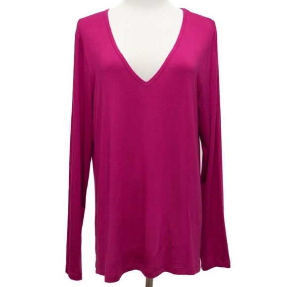 NWT Beyond Yoga | Tempting V Neck Long Sleeve Tee Size Medium - Picture 3 of 7